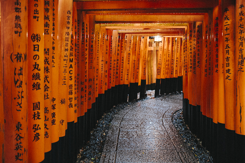 Santuario sintoista Fushimi Inari en Kyoto