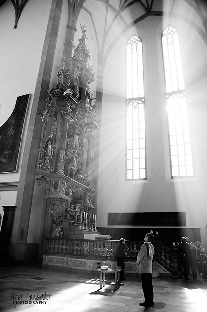 Inside the cathedral