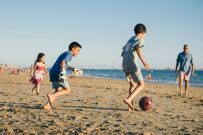 Beach football